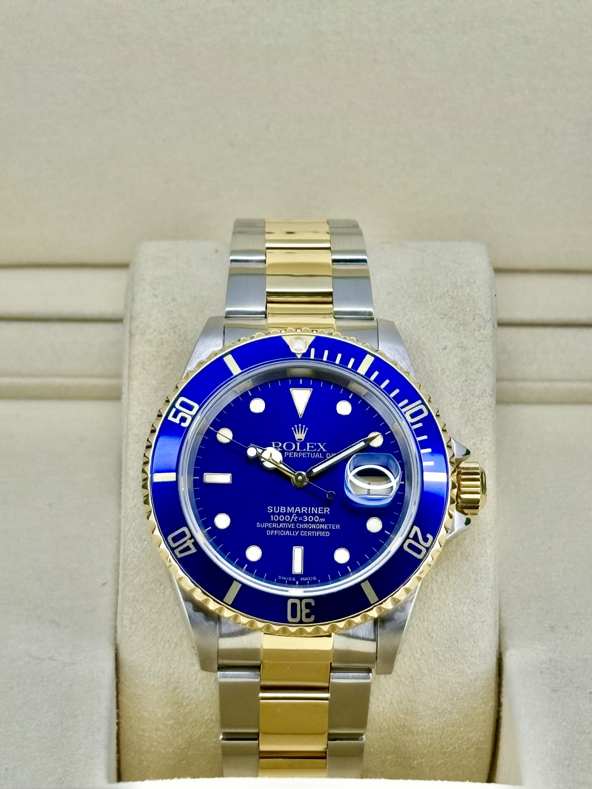 Pre-Owned Rolex Submariner 16613 Holes Case Watch Only