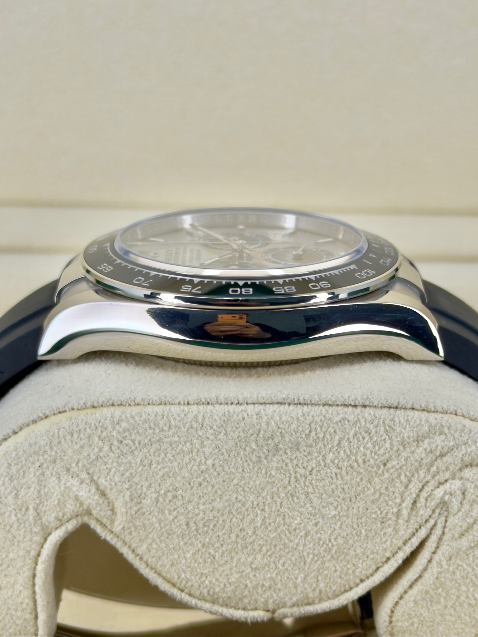 Side Shot 2 Pre-Owned Rolex Daytona Ghost 126519 Box and Papers