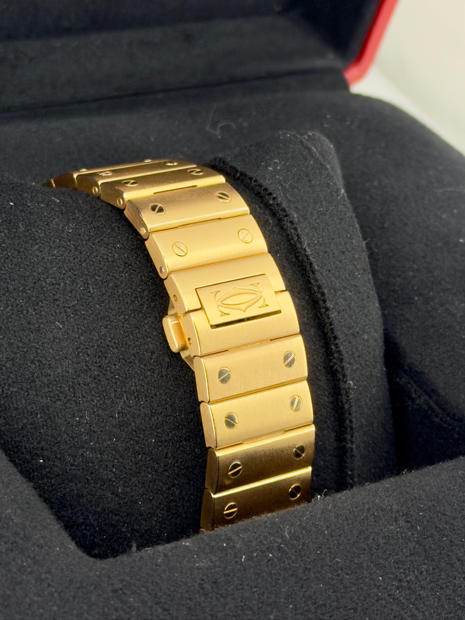 Bracelet 2 Pre-Owned Cartier Santos Skeleton WHSA0016 Box and Papers