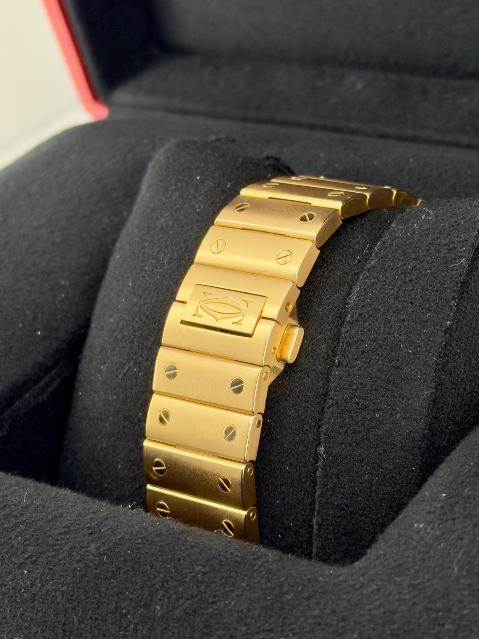 Bracelet Pre-Owned Cartier Santos Skeleton WHSA0016 Box and Papers