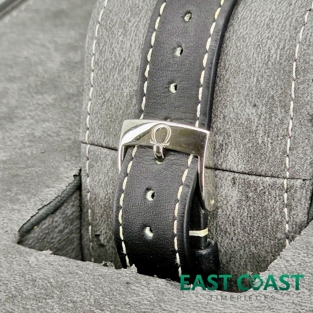 Leather Band 2 Pre-Owned Omega Speedmaster CK2998 For Sale
