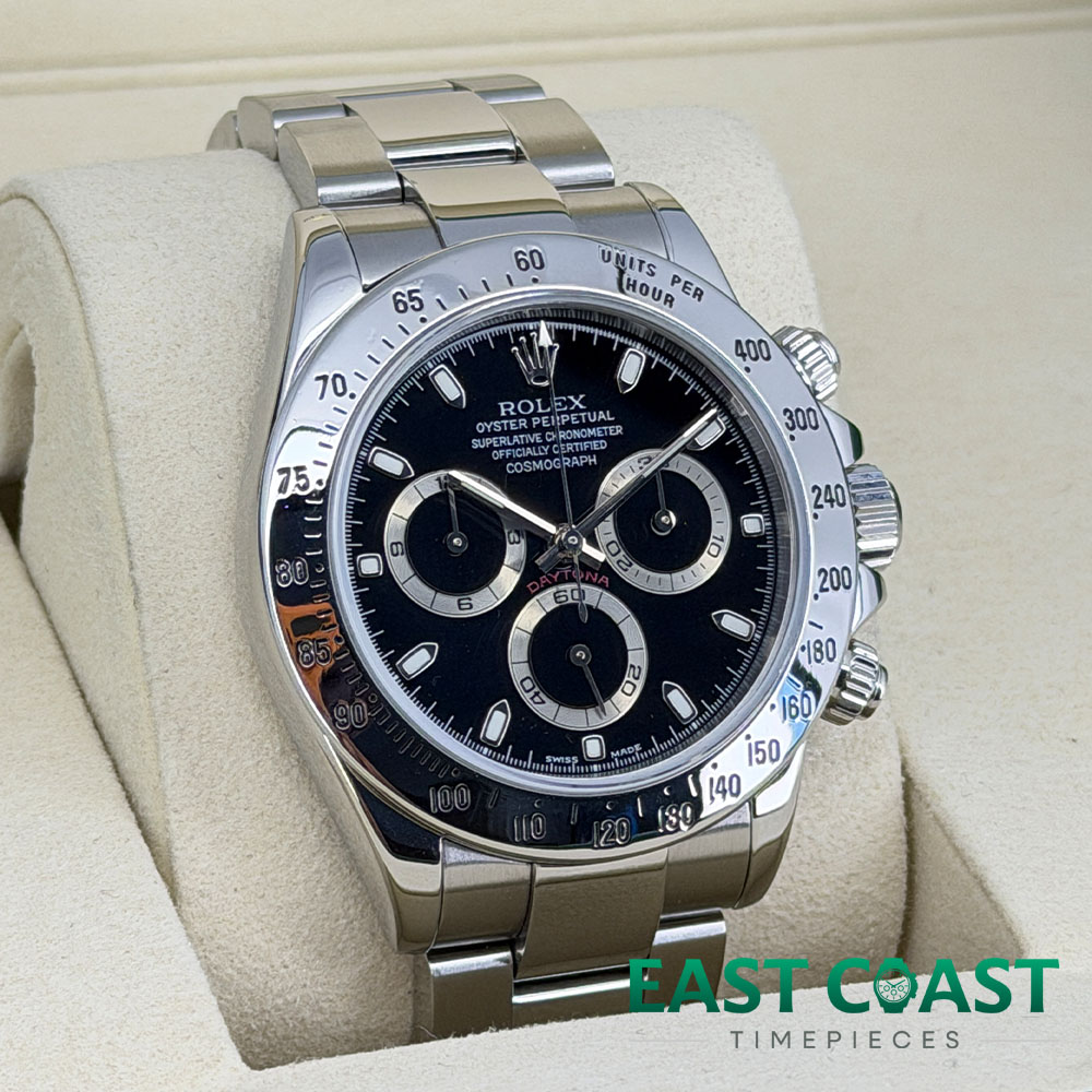 Side Face Pre-Owned Rolex Daytona 116520