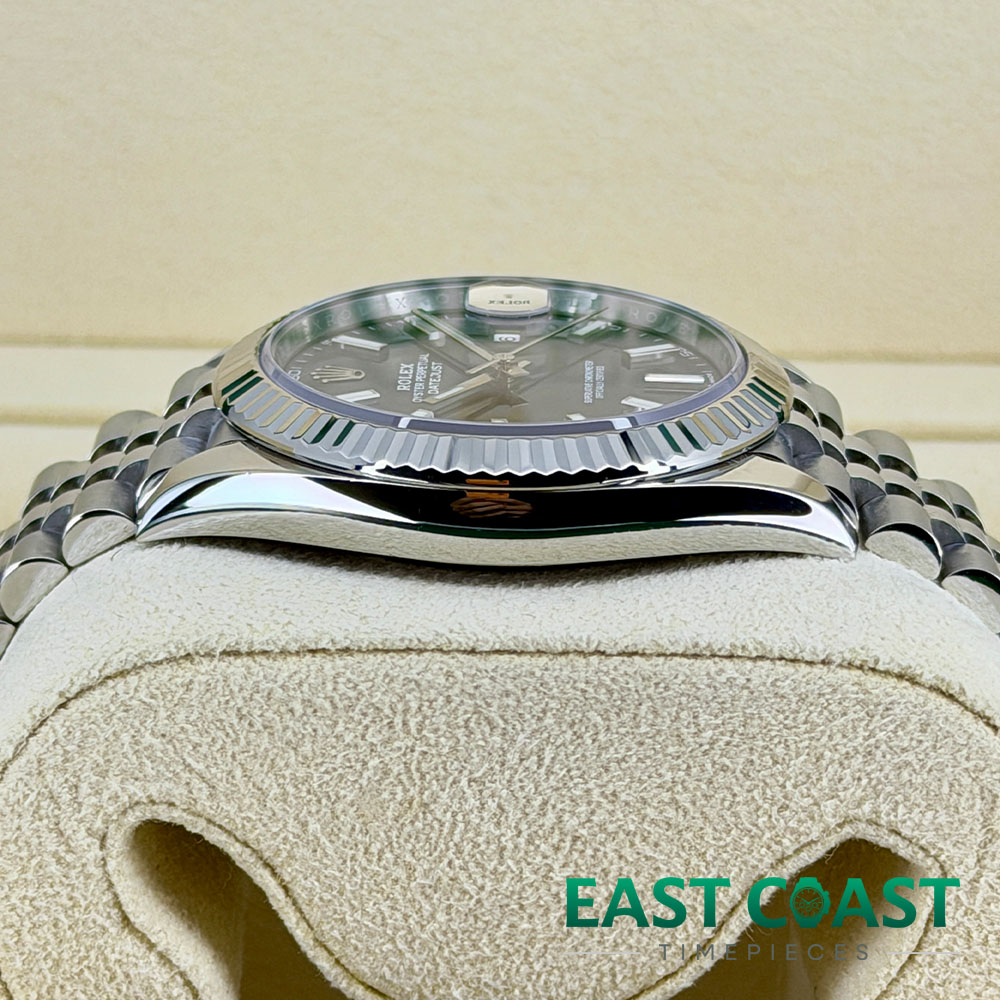 Side Profile Rolex Datejust Blue 126334 for sale