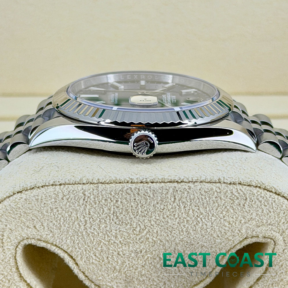 Side Profile 2 Rolex Datejust Blue 126334 for sale