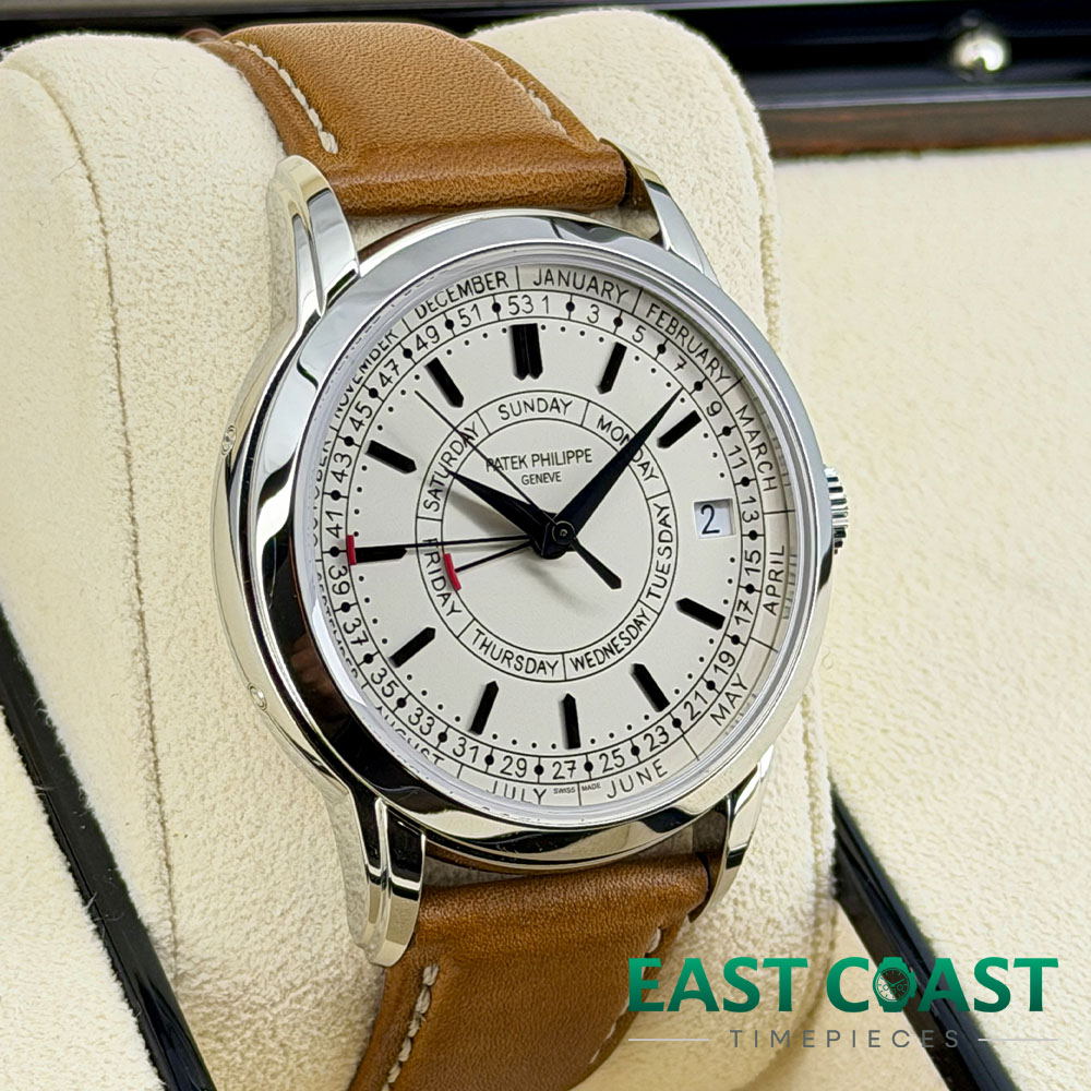 Side Face Pre-Owned Patek Philippe 5212A Weekly Calendar