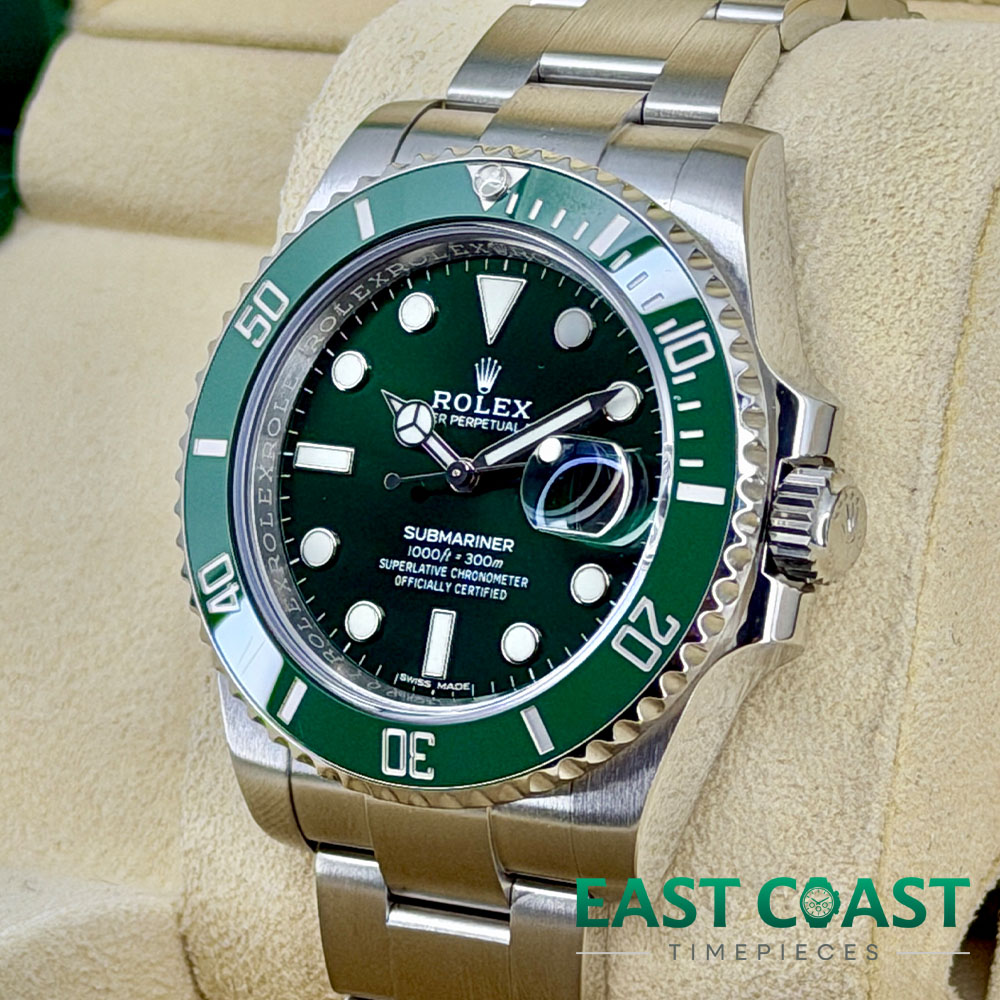 Green Face Rolex Submariner 116610LV Hulk Image