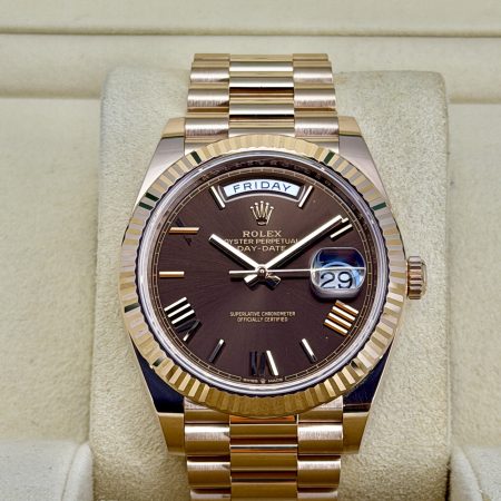 Front Face Pre-Owned Rolex Day-Date 228235
