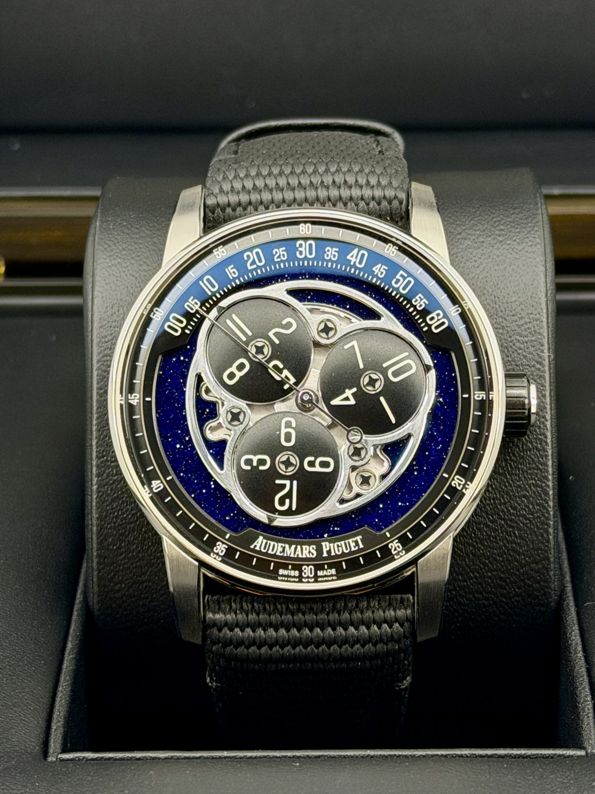 Front Face pre-owned Audemars Piguet Starwheel 15212NB