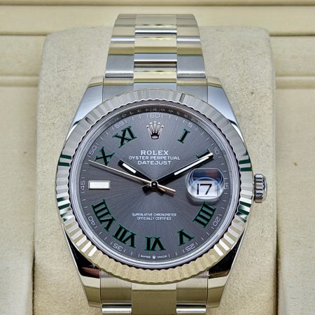 Front Face Pre-Owned 126334 Box and Papers