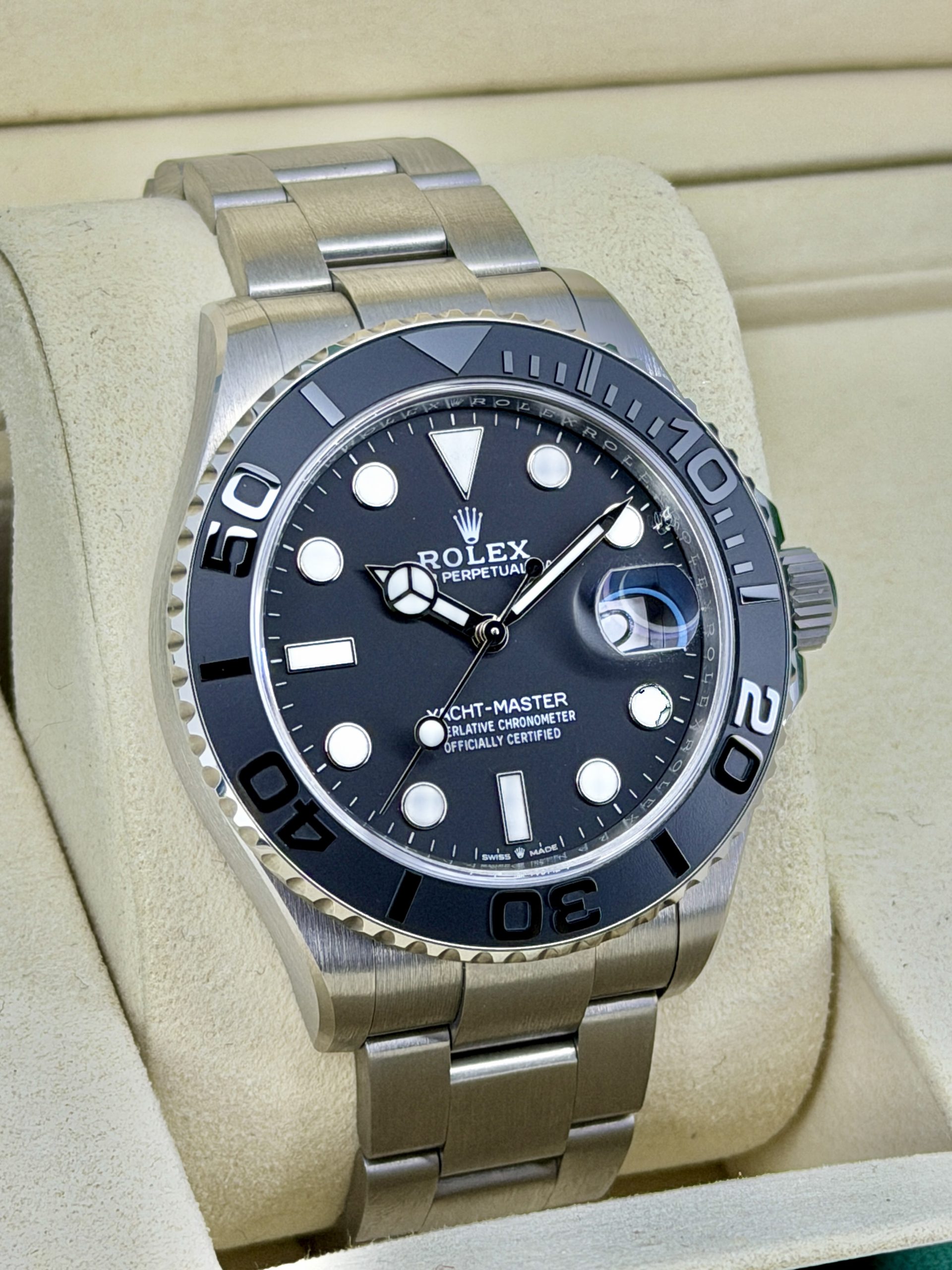Side Face 1 Pre-Owned Rolex Yachtmaster 226627 Titanium