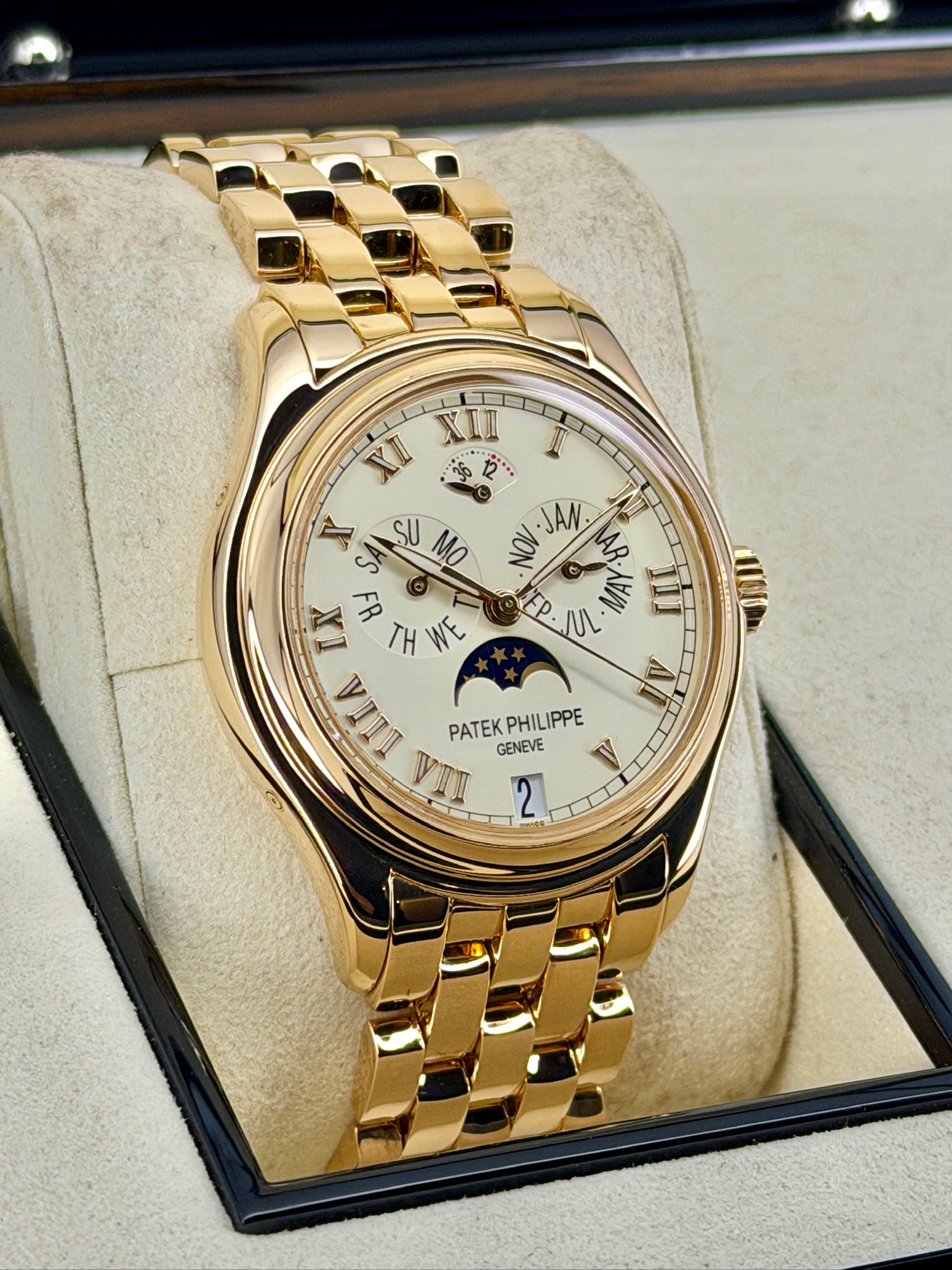 Side Face 2 Pre-Owned Patek Philippe Annual Calendar 5036/1R Watch Only