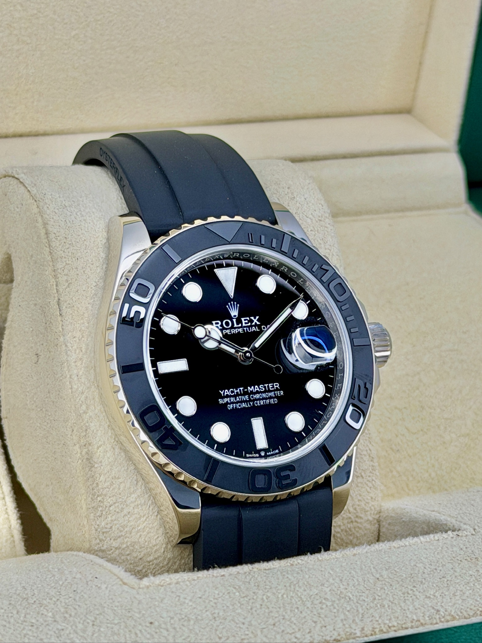 Side Face 2 Pre-Owned Rolex Yacht-Master 226659 Box and Papers