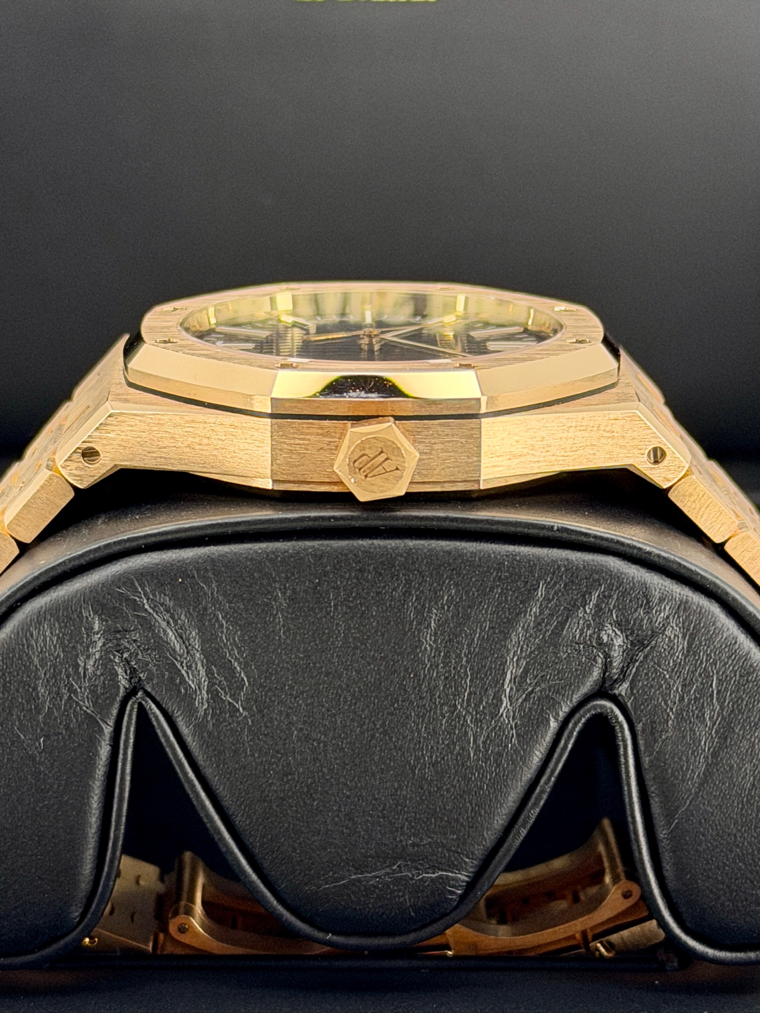Side Shot Pre-Owned Audemars Piguet 11510OR Box and Papers