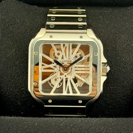 Front Face Pre-Owned Cartier WHSA0015 Box and papers