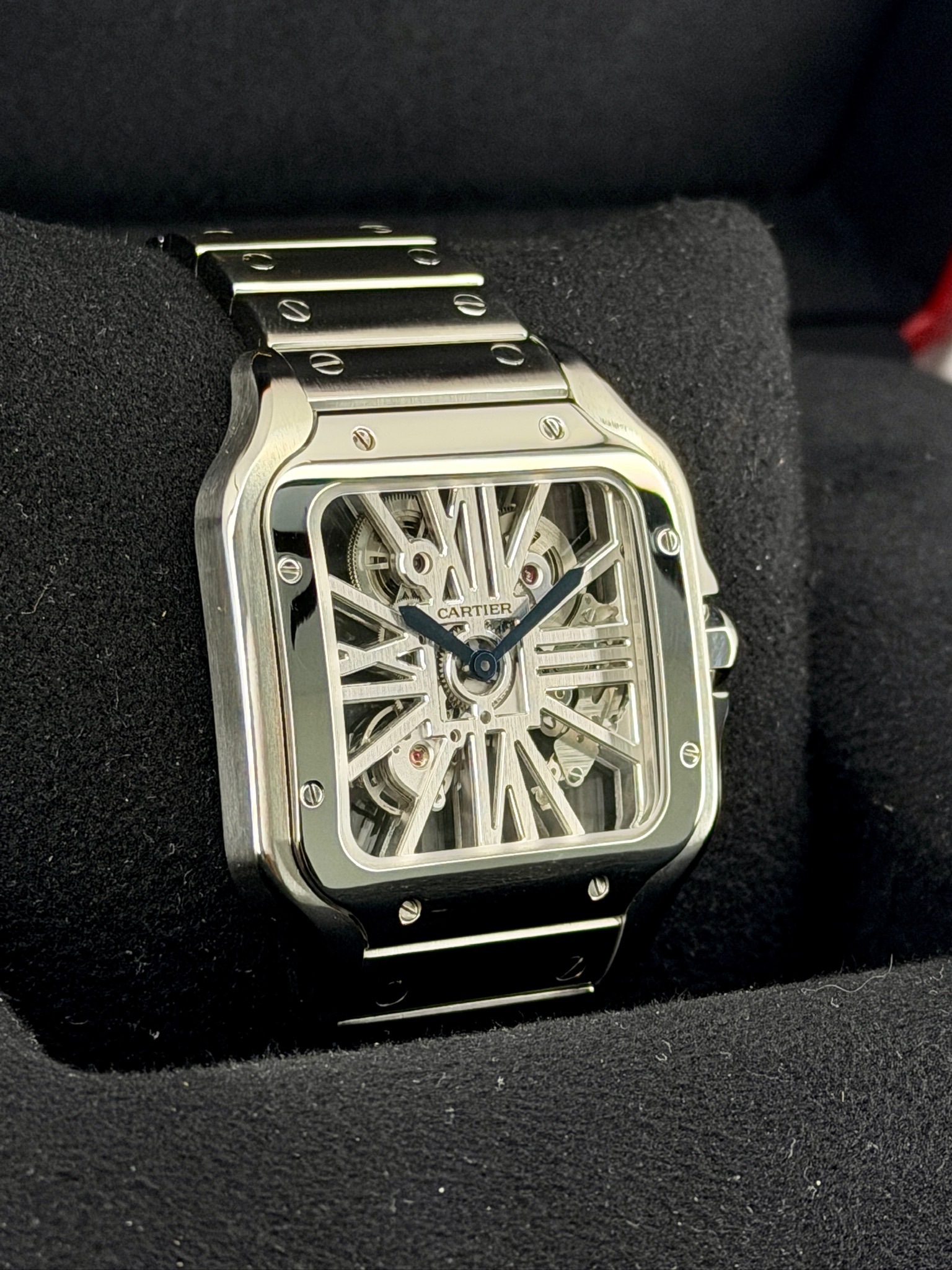 Side Face 2 Pre-Owned Cartier WHSA0015 Box and papers