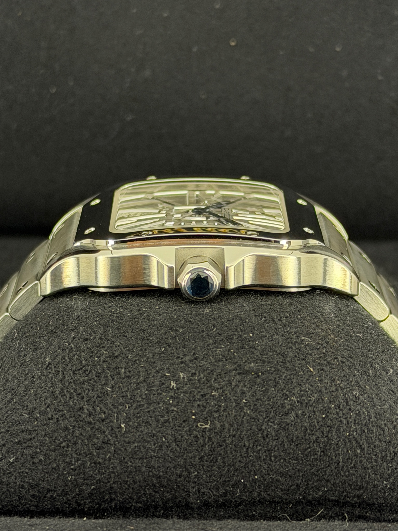 Side Shot Pre-Owned Cartier WHSA0015 Box and papers