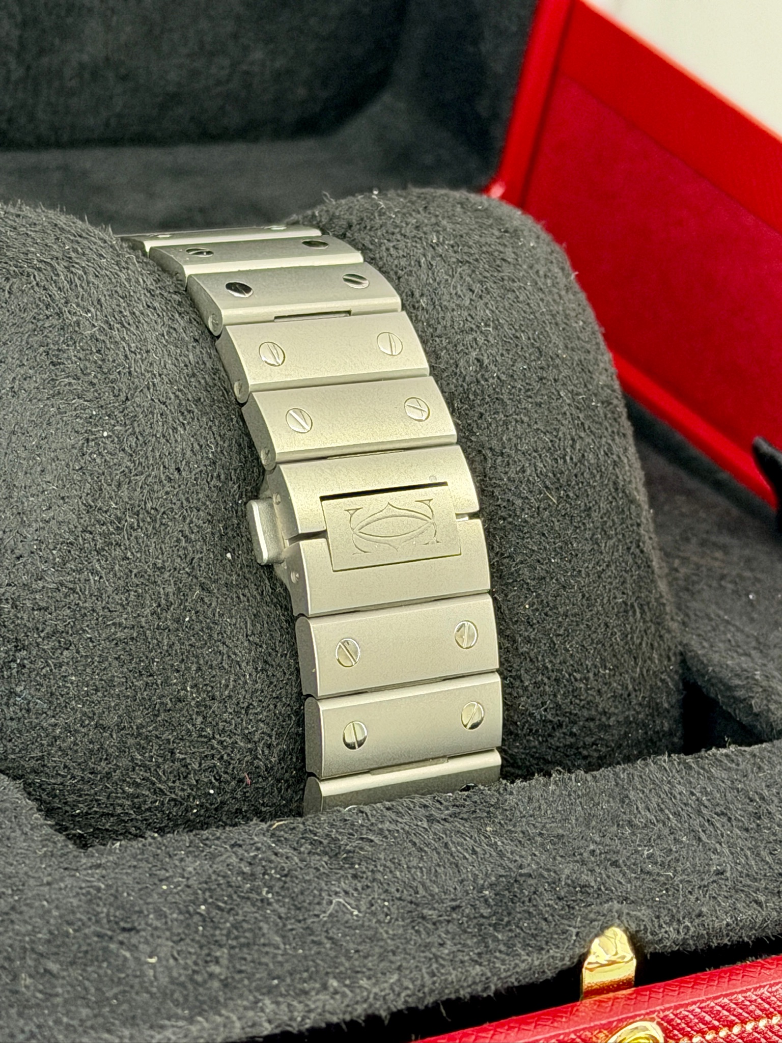 Bracelet 2 Pre-Owned Cartier Santos Titanium WSSA0089