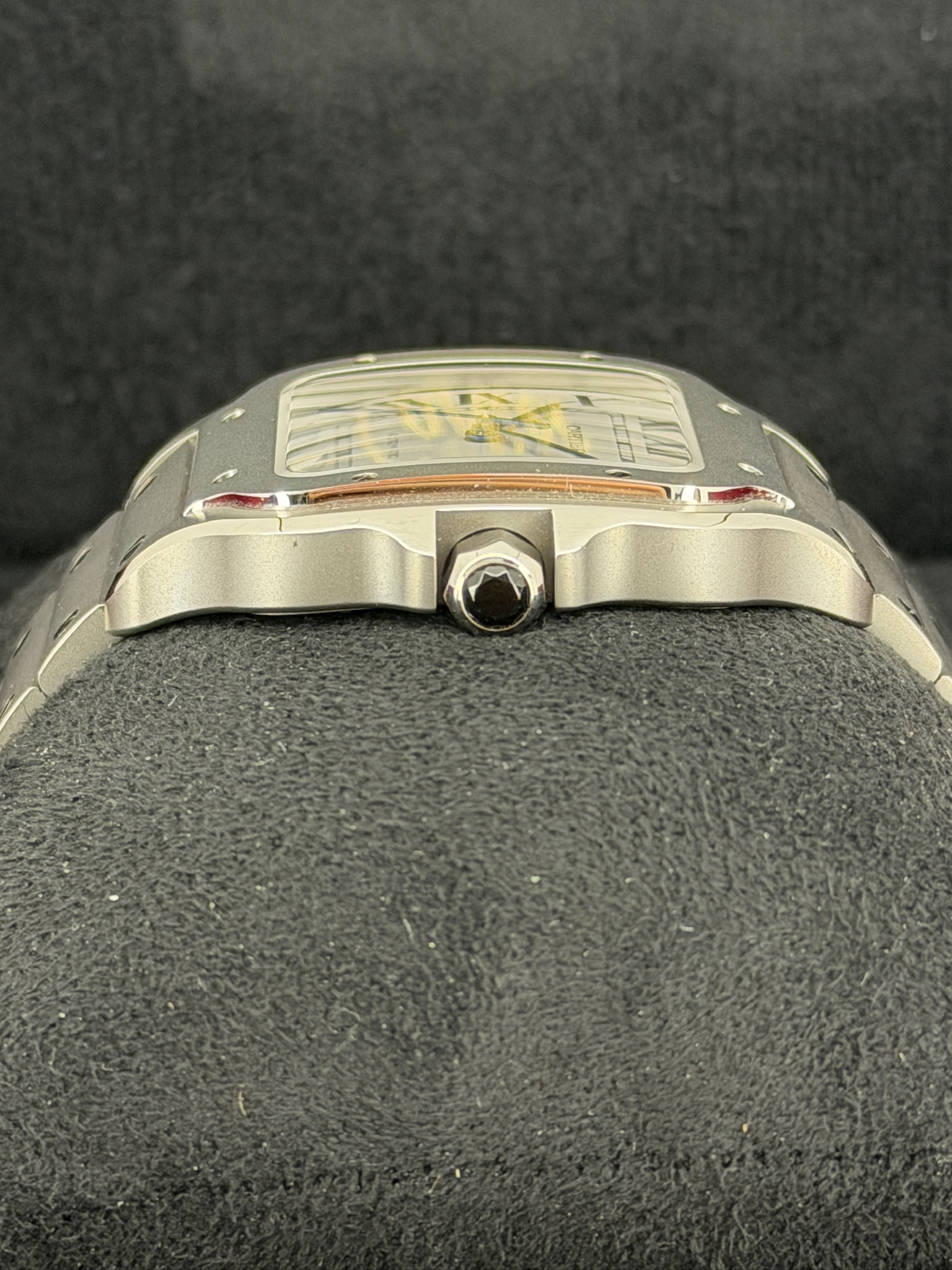Side Shot Pre-Owned Cartier Santos Titanium WSSA0089