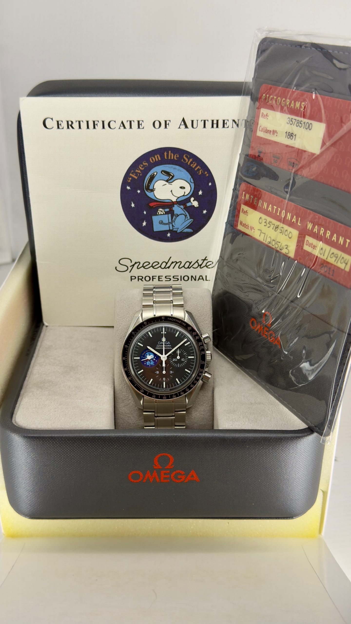 Box and Papers Pre-Owned Omega Speedster 3578.51.00 Box and Papers