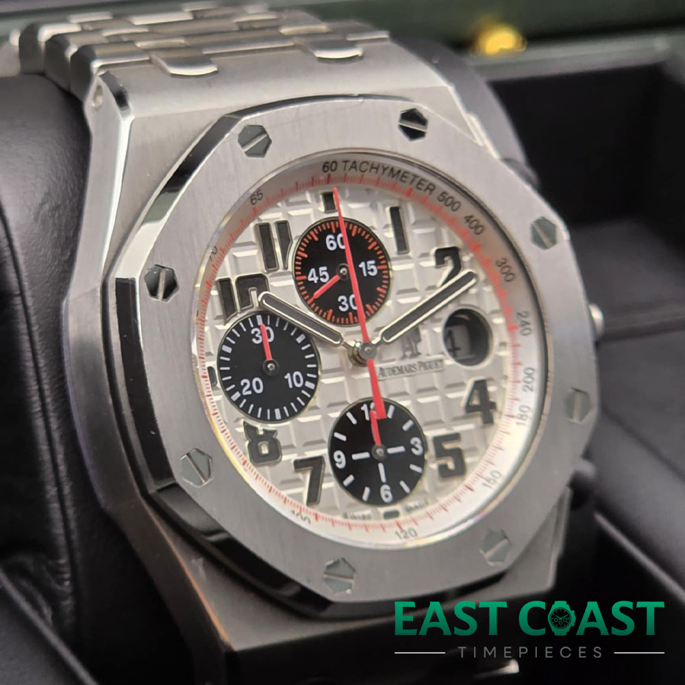Side Pre-Owned Audemars Piguet Royal Oak Offshore 26170ST For Sale